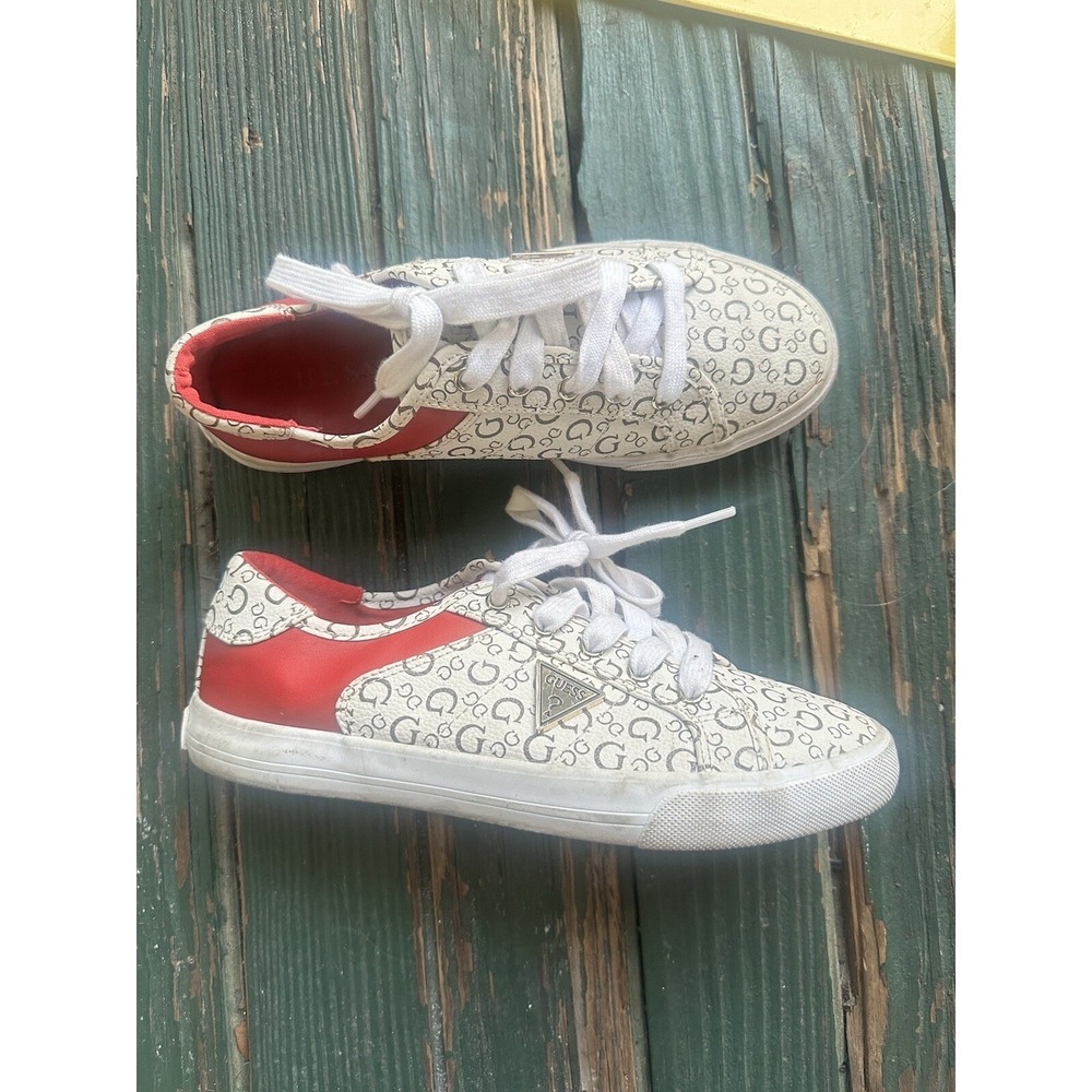 Guess GBG Los Angeles Magiq Lace Up Sneakers Women's 6m And Fanny Pack Lot - Picture 2 of 15